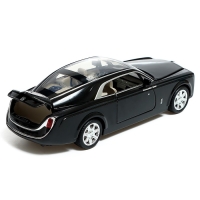 Машина металлическая &laquo;Купе&raquo;, 1:24, открываются двери, капот, багажник, инерция, цвет чёрный