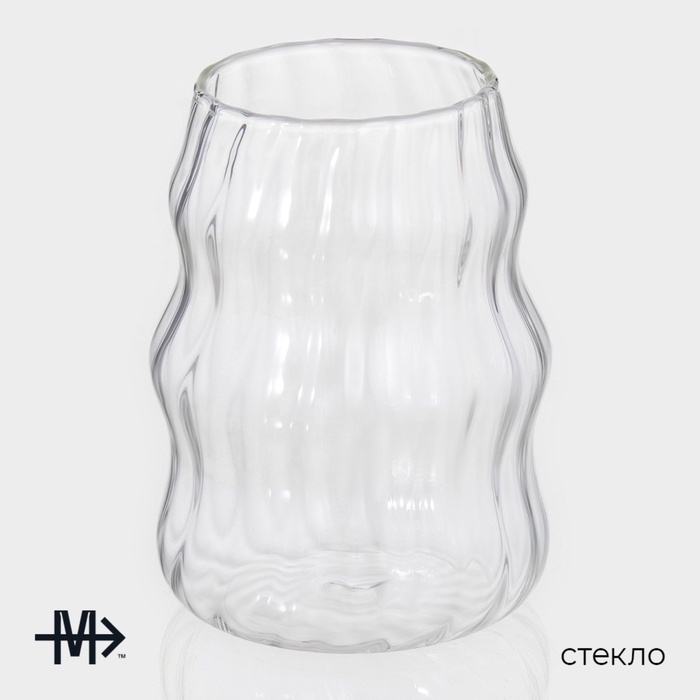 Стаканы «Леон», 500 мл, 9×12 см, набор 2 шт, стекло, прозрачные Стаканы «Леон», 500 мл, 9×12 см, набор 2 шт, стекло, прозрачные