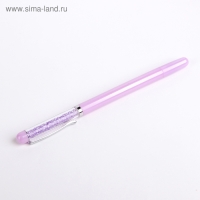 Ручка гелевая Calligrata "Стразы", 0.5 мм, синяя, корпус МИКС Ручка гелевая Calligrata "Стразы", 0.5 мм, синяя, корпус МИКС