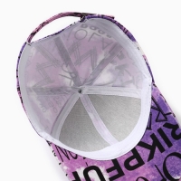 Кепка мужская MINAKU с надписями, цвет сиреневый, р-р 58 Кепка мужская MINAKU с надписями, цвет сиреневый, р-р 58