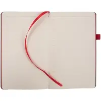 Ежедневник Ton, недатированный, черный с красным