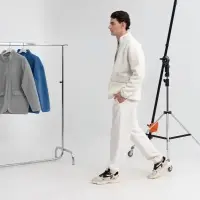 Куртка унисекс Oblako, молочно-белая, размер M/L