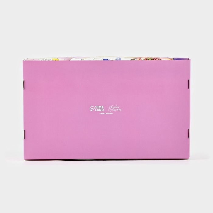 Коробка для эклеров с вкладышами «Цвети», 25 х 15 х 7 см Коробка для эклеров с вкладышами «Цвети», 25 х 15 х 7 см