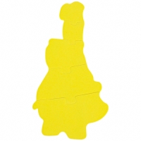 Мягкий пазл для малышей &laquo;Пирамидка: Животные фермы&raquo;, 5 деталей, Крошка Я