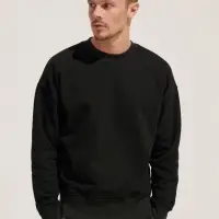 Свитшот унисекс Authentic, черный, размер L