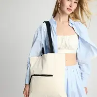 Сумка для покупок Stroll, неокрашенная с черным Сумка для покупок Stroll, неокрашенная с черным