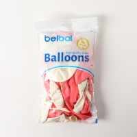 Шар латексный 14" &laquo;С днём рождения, красотка!&raquo;, пастель, набор 50 шт., МИКС