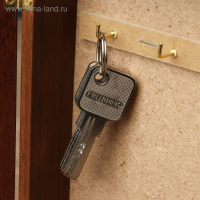 Ключница "Окно с лавандой" 15х21 см орех