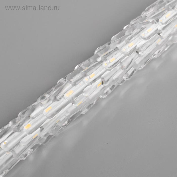 Гирлянда «Сосульки рифленые» 2.5 × 0.3 м, IP65, прозрачная нить, 192 LED, свечение белое с эффектом стекания, 12 В Гирлянда «Сосульки рифленые» 2.5 × 0.3 м, IP65, прозрачная нить, 192 LED, свечение белое с эффектом стекания, 12 В