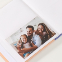 Фотоальбом на 200 фото 10х15 см,  пластик. листы  "SPb city art: orange"