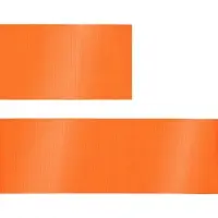 Лента сатиновая Satin 35 XL, оранжевая, 180 см