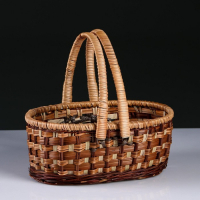 Корзина &laquo;Пикник&raquo;, без крышки с 2 мя ручками, 26&times;21&times;12/24, ротанг