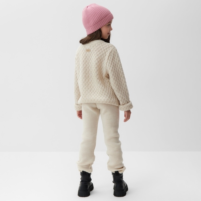 Кофта детская MINAKU, цвет бежевый, рост 128 см