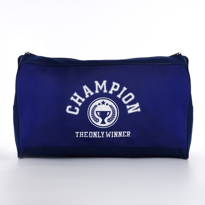 Сумка детская спортивная для мальчика &laquo;Чемпион&raquo;, 40х24х21, отд на молнии, синий