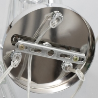 Люстра BayerLux "Дейбен" 3хЕ27 40Вт серебро 35х35х65 см Люстра BayerLux "Дейбен" 3хЕ27 40Вт серебро 35х35х65 см