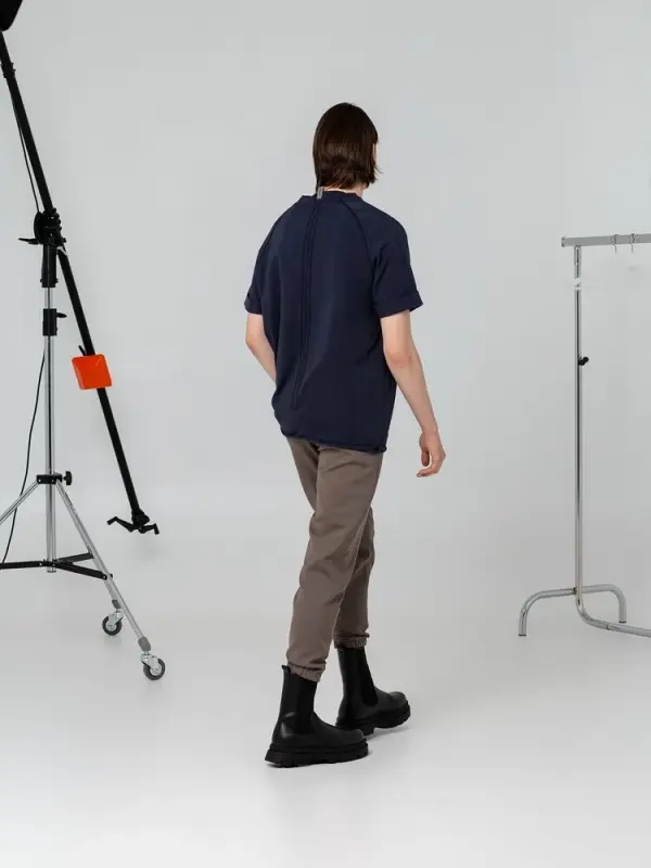 Футболка Vozduh, темно-синяя, размер S