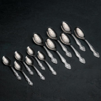 Набор столовых приборов &laquo;Тройка&raquo;, 18 предметов, художественная роспись, картонная коробка