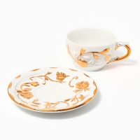 Чайная пара фарфор &laquo;Соната&raquo; чашка 200 мл, блюдце ⌀ 16 см