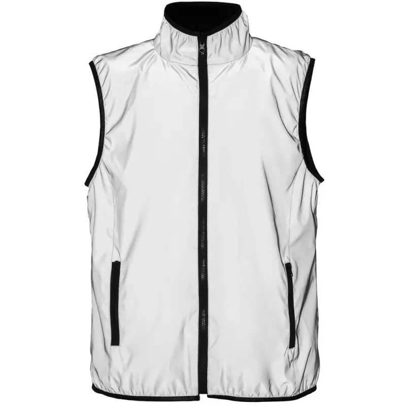 Жилет двусторонний Manifest из светоотражающей ткани, серый, размер XL/XXL