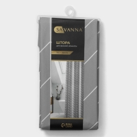 Штора для ванной SAVANNA Perfecto, 180&times;180 см, EVA, цвет серый