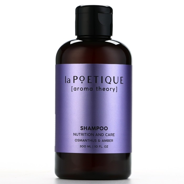 Шампунь для волос, питание и уход, 300 мл, аромат османтуса и амбры, LA POETIQUE Шампунь для волос, питание и уход, 300 мл, аромат османтуса и амбры, LA POETIQUE