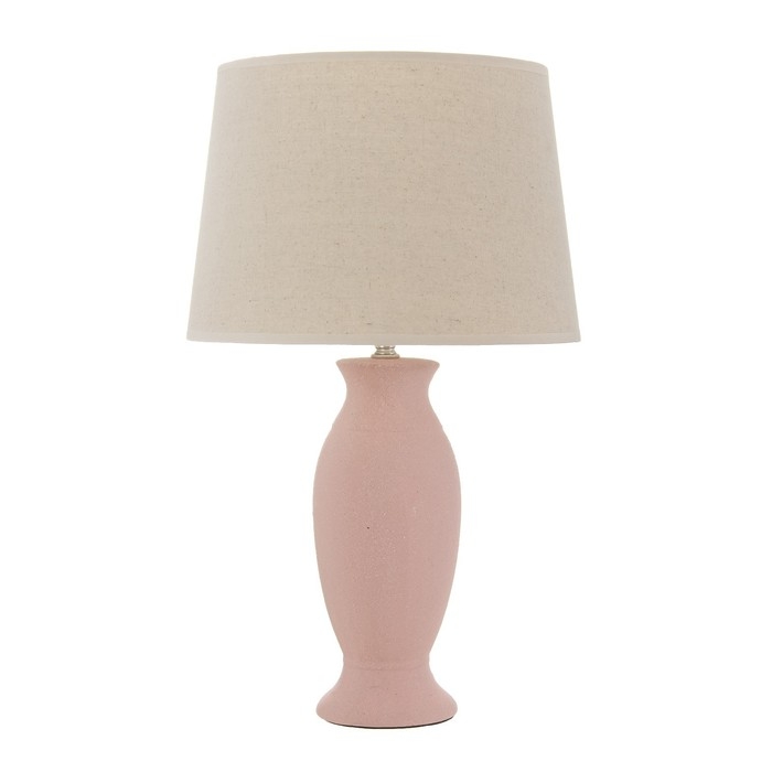 Настольная лампа "Тамуна" Е27 40Вт розовый 30х30х43,5см RISALUX