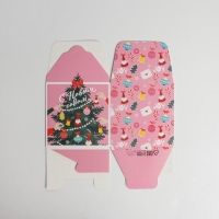 Коробка подарочная новогодняя складная «Наряжаем ёлку», 12 х 12 х 12 см, Новый год Коробка подарочная новогодняя складная «Наряжаем ёлку», 12 х 12 х 12 см, Новый год