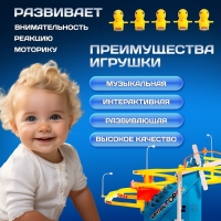 Развивающая игрушка «Утиный трек», световые и звуковые эффекты, 5 уточек в наборе, работает от аккумулятора и от сети Развивающая игрушка «Утиный трек», световые и звуковые эффекты, 5 уточек в наборе, работает от аккумулятора и от сети