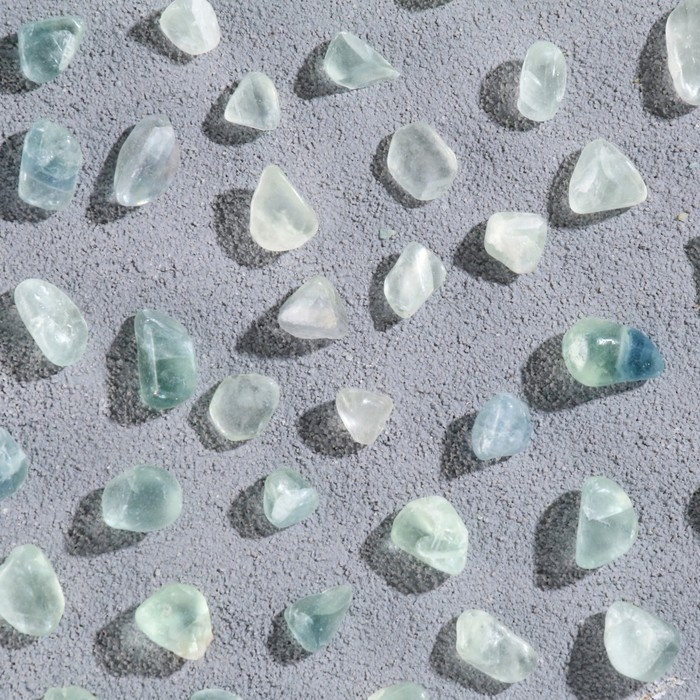 Набор для творчества Набор для творчества "Зелёный флюорит", галтовка, фракция 0,7-0,9 см, 100 гр