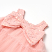 Платье детское нарядное KAFTAN рост 140, персиковый