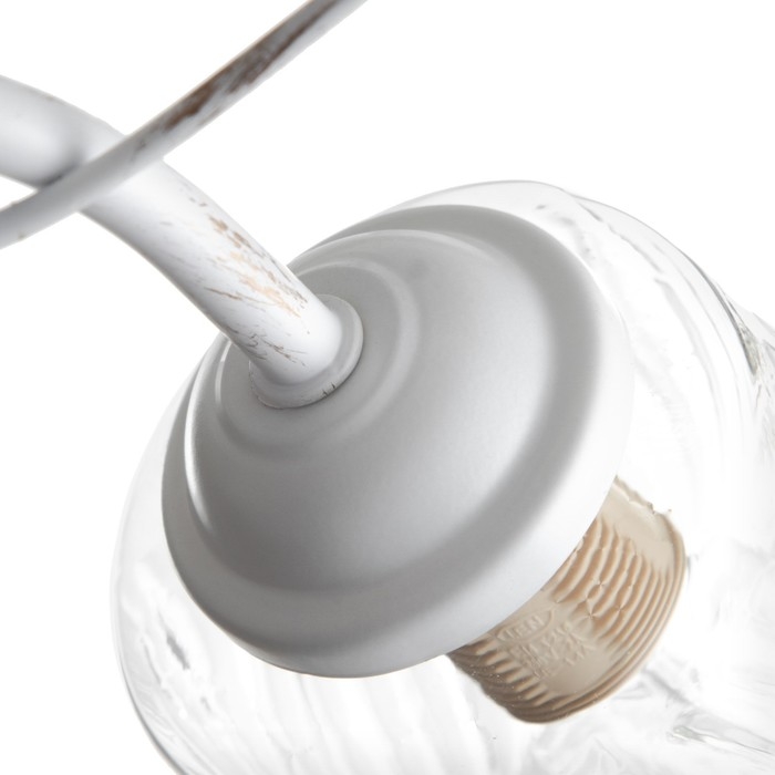 Люстра Люстра "Глория" 5xE14 40Вт белый с золотой патиной 61,5х61,5х27 см BayerLux