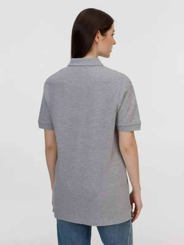 Рубашка поло унисекс Pacific, серый меланж, размер XL