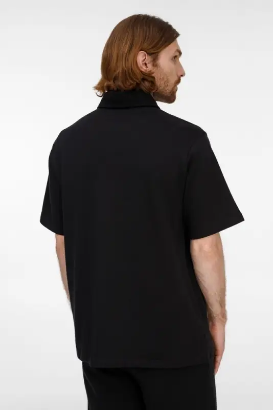 Рубашка поло унисекс Tiimi, черная, размер XS/S