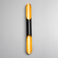 Бра "Бамбу" Е27 40Вт черный золото 6х6х60см Бра "Бамбу" Е27 40Вт черный золото 6х6х60см