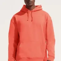 Худи унисекс Condor, оранжевое (коралловое), размер L