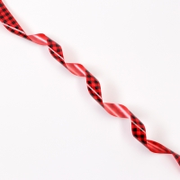 Лента для декора и подарков, "Клетка", красный, 2 см х 50 м Лента для декора и подарков, "Клетка", красный, 2 см х 50 м