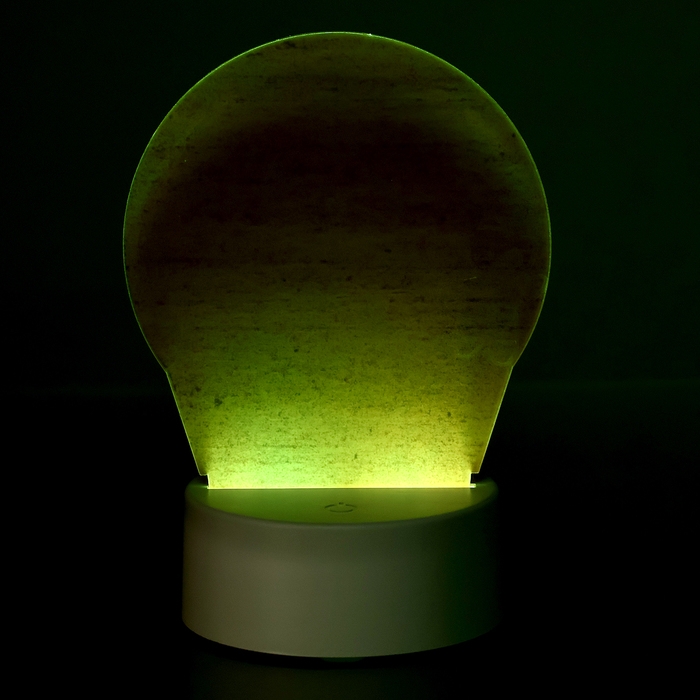 Набор для творчества &laquo;Новогодний ночник&raquo;, 5 трафаретов, с маркером