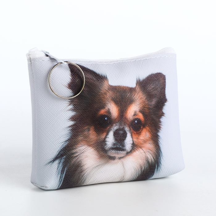 Кошелёк детский на молнии &laquo;Выбражулька&raquo;, цвет белый