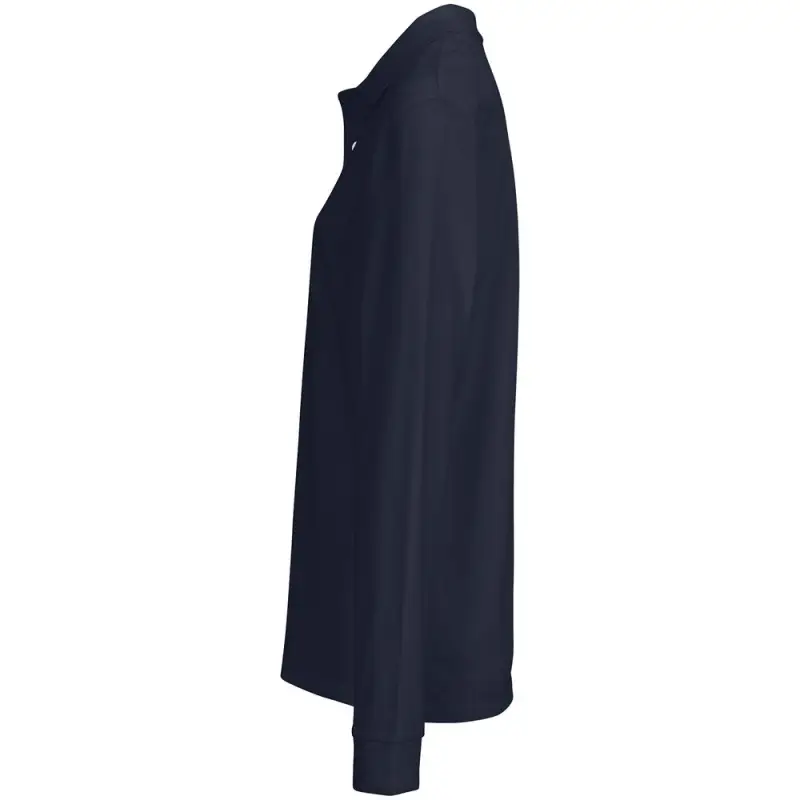 Рубашка поло унисекс с длинным рукавом Pacific LSL, кобальт (темно-синяя), размер XS