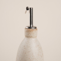 Бутылка керамическая для масла и соуса SL Home «Виенто», 500 мл, 7×26 см, цвет бежевый Бутылка керамическая для масла и соуса SL Home «Виенто», 500 мл, 7×26 см, цвет бежевый