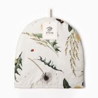 Грелка на чайник Этель "Одуванчики" 28х28см, 100% хл, саржа 178 г/м2 Грелка на чайник Этель "Одуванчики" 28х28см, 100% хл, саржа 178 г/м2