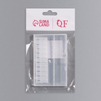 Органайзер для фрез, 10 отделений, 8,2 × 5,8 см, цвет прозрачный Органайзер для фрез, 10 отделений, 8,2 × 5,8 см, цвет прозрачный