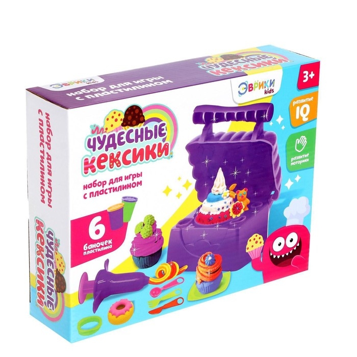 Набор для игры с пластилином &laquo;Чудесные кексики&raquo;