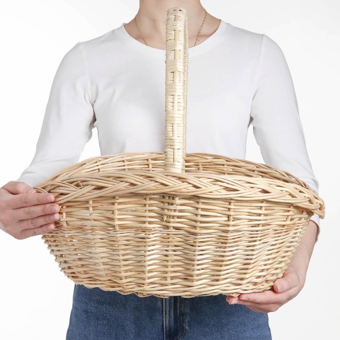 Корзина &laquo;Фруктовая&raquo;, 35x45x40 см, ручное плетение, ива