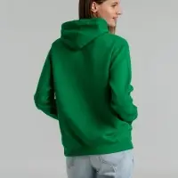 Толстовка с капюшоном Snake II ярко-зеленая, размер 3XL