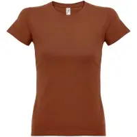 Футболка женская Imperial Women 190, коричневая (терракотовая), размер XXL Футболка женская Imperial Women 190, коричневая (терракотовая), размер XXL