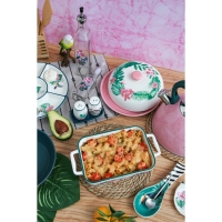 Блинница Доляна «Тропики», d=23 см, цвет белый Блинница Доляна «Тропики», d=23 см, цвет белый