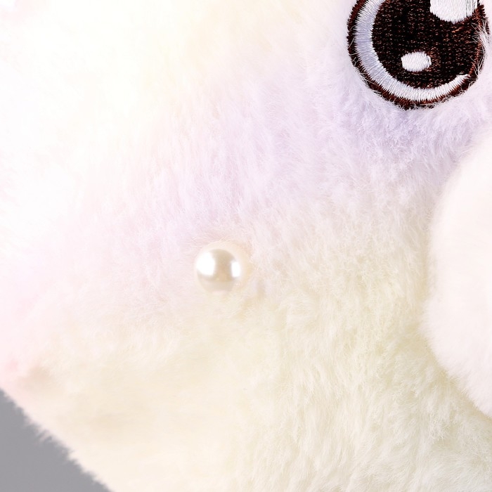 Мягкая игрушка «Медвежонок», с бусинками, 30 см, розовый Мягкая игрушка «Медвежонок», с бусинками, 30 см, розовый