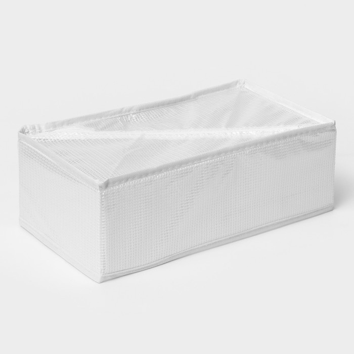 Органайзер для хранения белья LaDо́m, 8 ячеек, 28×16×10 см, цвет белый Органайзер для хранения белья LaDо́m, 8 ячеек, 28×16×10 см, цвет белый