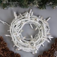 Гирлянда «Нить» 10 м, IP65, УМС, белая нить, 100 LED, свечение синее, 220 В Гирлянда «Нить» 10 м, IP65, УМС, белая нить, 100 LED, свечение синее, 220 В